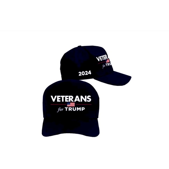 Donald Trump Veterans For Trump Authentic Campaign Official Hat Trucker Cap MAGA - Picture 1 of 5